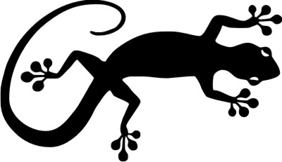 Autoaufkleber - Gecko