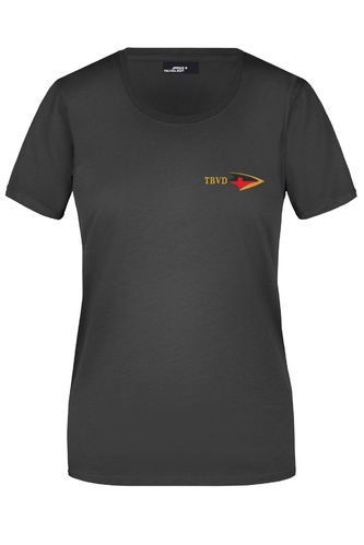 Damen T-Shirt mit Glitzeraufdruck